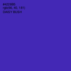 #4228B5 - Daisy Bush Color Image