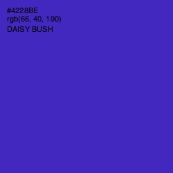 #4228BE - Daisy Bush Color Image