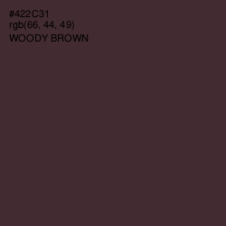 #422C31 - Woody Brown Color Image