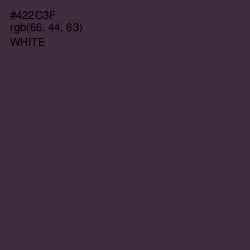 #422C3F - Woody Brown Color Image