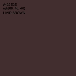 #422E2E - Livid Brown Color Image