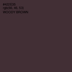 #422E35 - Woody Brown Color Image