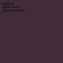 #422E39 - Woody Brown Color Image