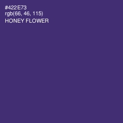 #422E73 - Honey Flower Color Image