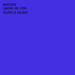 #4230E2 - Purple Heart Color Image