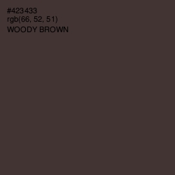 #423433 - Woody Brown Color Image