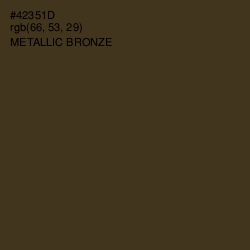 #42351D - Metallic Bronze Color Image