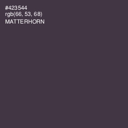 #423544 - Matterhorn Color Image