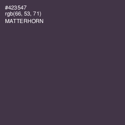 #423547 - Matterhorn Color Image