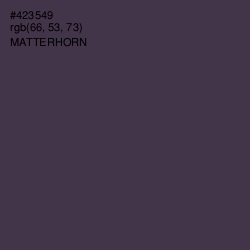 #423549 - Matterhorn Color Image