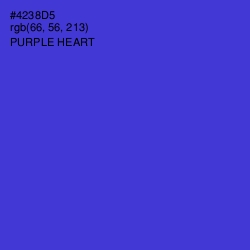 #4238D5 - Purple Heart Color Image