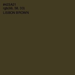 #423A21 - Lisbon Brown Color Image