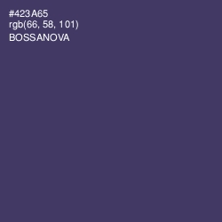 #423A65 - Bossanova Color Image