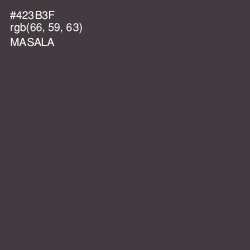 #423B3F - Masala Color Image