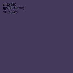 #423B5C - Voodoo Color Image