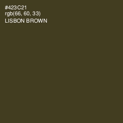 #423C21 - Lisbon Brown Color Image