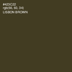 #423C22 - Lisbon Brown Color Image