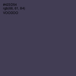 #423D54 - Voodoo Color Image