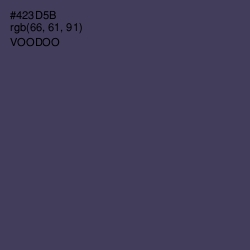 #423D5B - Voodoo Color Image