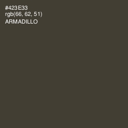 #423E33 - Armadillo Color Image