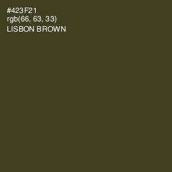#423F21 - Lisbon Brown Color Image