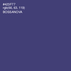 #423F77 - Bossanova Color Image