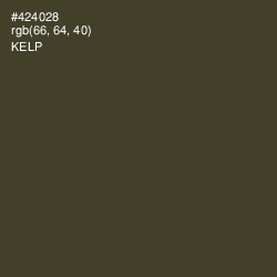#424028 - Kelp Color Image