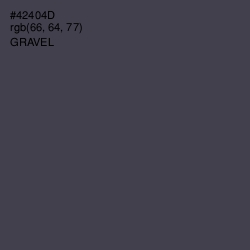 #42404D - Gravel Color Image