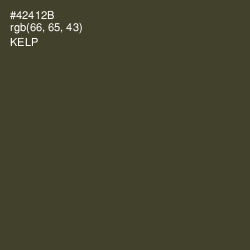 #42412B - Kelp Color Image