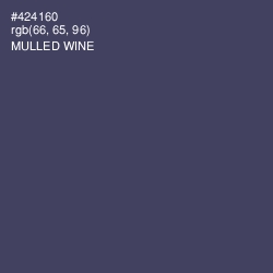 #424160 - Mulled Wine Color Image