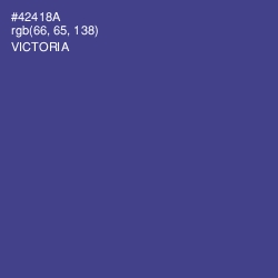 #42418A - Victoria Color Image