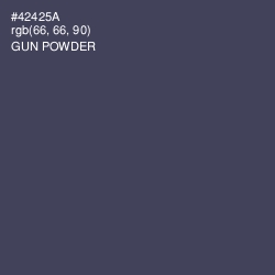 #42425A - Gun Powder Color Image