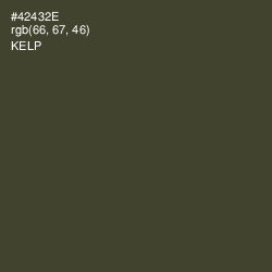 #42432E - Kelp Color Image