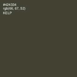 #424334 - Kelp Color Image