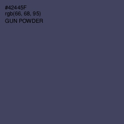 #42445F - Gun Powder Color Image