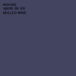 #424460 - Mulled Wine Color Image