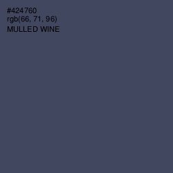 #424760 - Mulled Wine Color Image