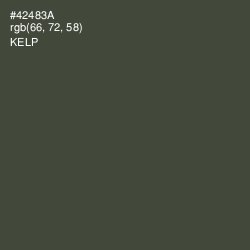 #42483A - Kelp Color Image