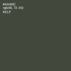 #42483C - Kelp Color Image