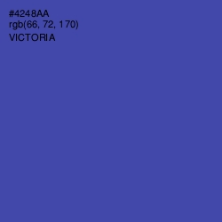 #4248AA - Victoria Color Image