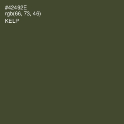 #42492E - Kelp Color Image