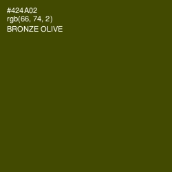 #424A02 - Bronze Olive Color Image