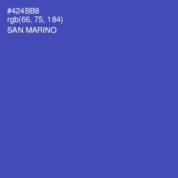 #424BB8 - San Marino Color Image