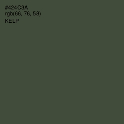 #424C3A - Kelp Color Image