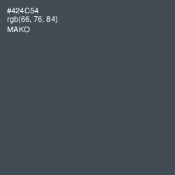 #424C54 - Mako Color Image