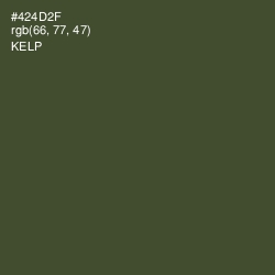 #424D2F - Kelp Color Image