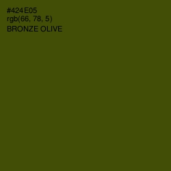 #424E05 - Bronze Olive Color Image