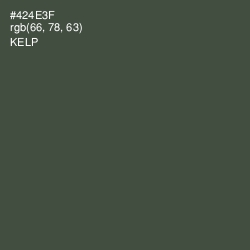 #424E3F - Kelp Color Image