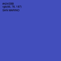 #424EBB - San Marino Color Image