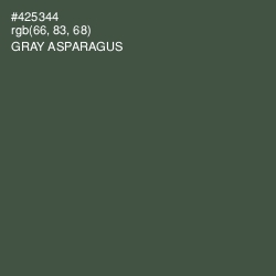 #425344 - Gray Asparagus Color Image